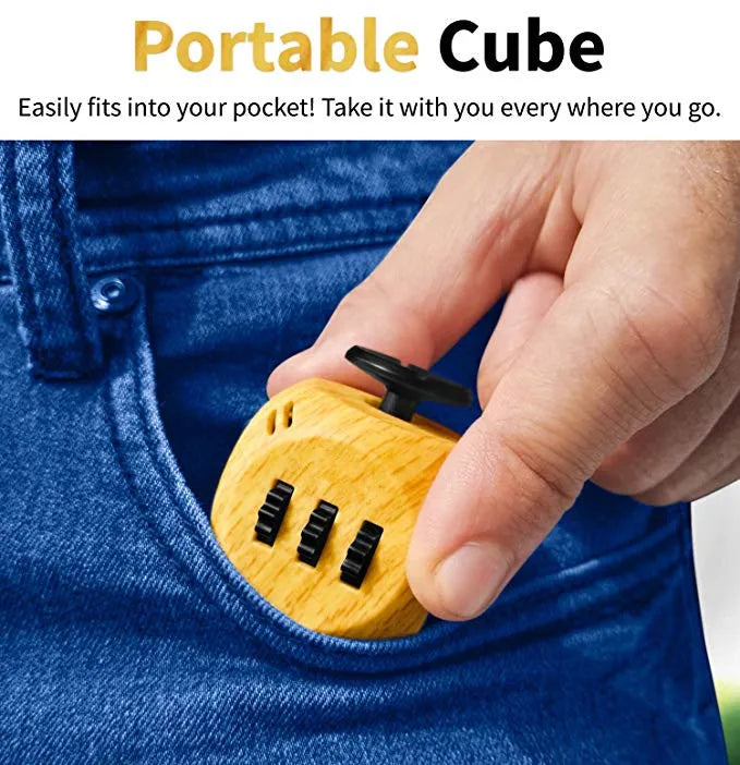 Fidget Cube Toy for Anxiety & Stress Relief – EDC Sensory Dice for Kids & Adults | Focus Toy for Autism, ADHD & Fidgeting