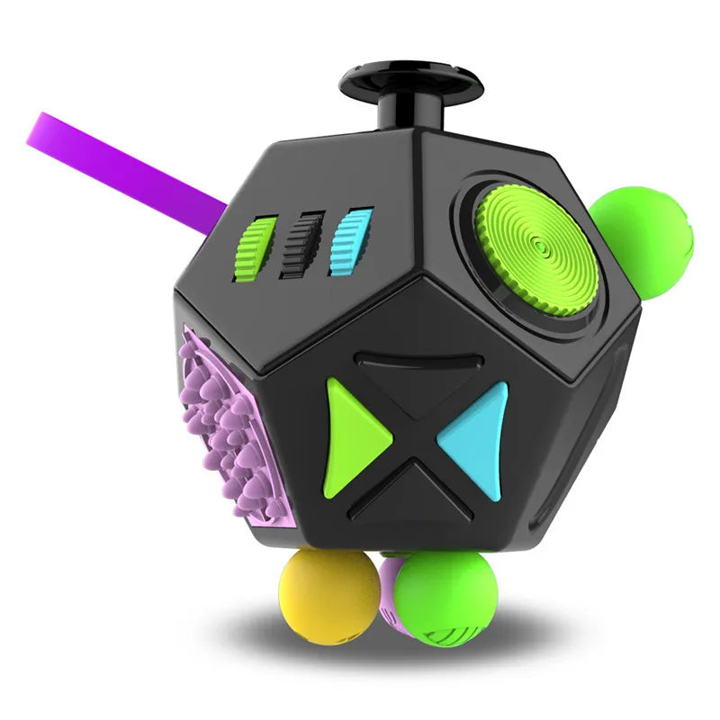 Fidget Cube Toy for Anxiety & Stress Relief – EDC Sensory Dice for Kids & Adults | Focus Toy for Autism, ADHD & Fidgeting