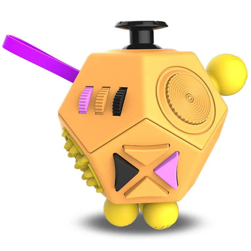 Fidget Cube Toy for Anxiety & Stress Relief – EDC Sensory Dice for Kids & Adults | Focus Toy for Autism, ADHD & Fidgeting