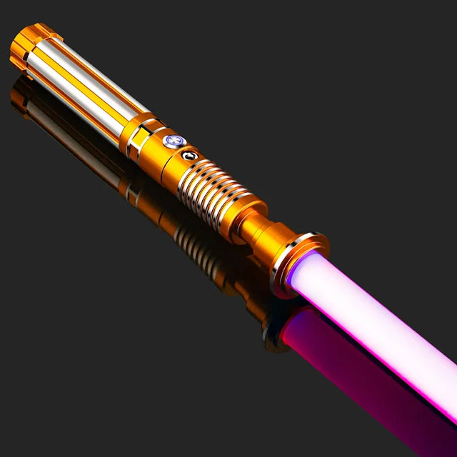 RGB Metal Lightsaber Toy – LED Light Up Laser Sword for Kids & Adults, Dueling Saber with Sound Effects