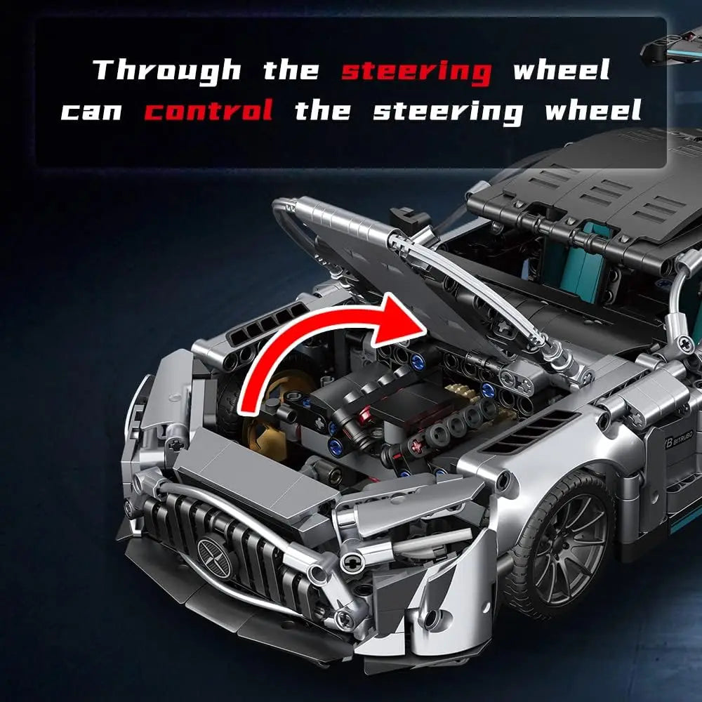 1466-Piece 1:14 MOC Racing Car Building Set – Sports Car Model Kit for Boys & Adults | Ultimate Gift for Car Enthusiasts