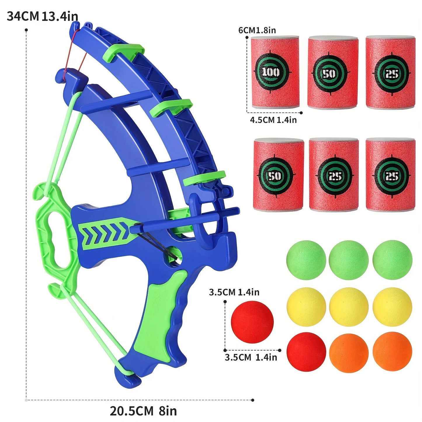 Soft Bullet Bow and Arrow Toy for Kids – Safe Target Practice Shooting Set with Foam Darts | Educational Indoor Archery Toy for Children