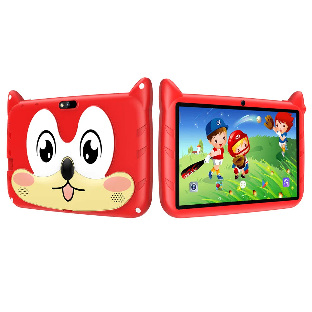 7-Inch Kids Tablet Android 13 – 4GB RAM 64GB ROM, 1TB Expandable, 5G WiFi, Dual Camera, 4000mAh Battery | Child-Friendly Tablet with Parental Controls & Educational Apps