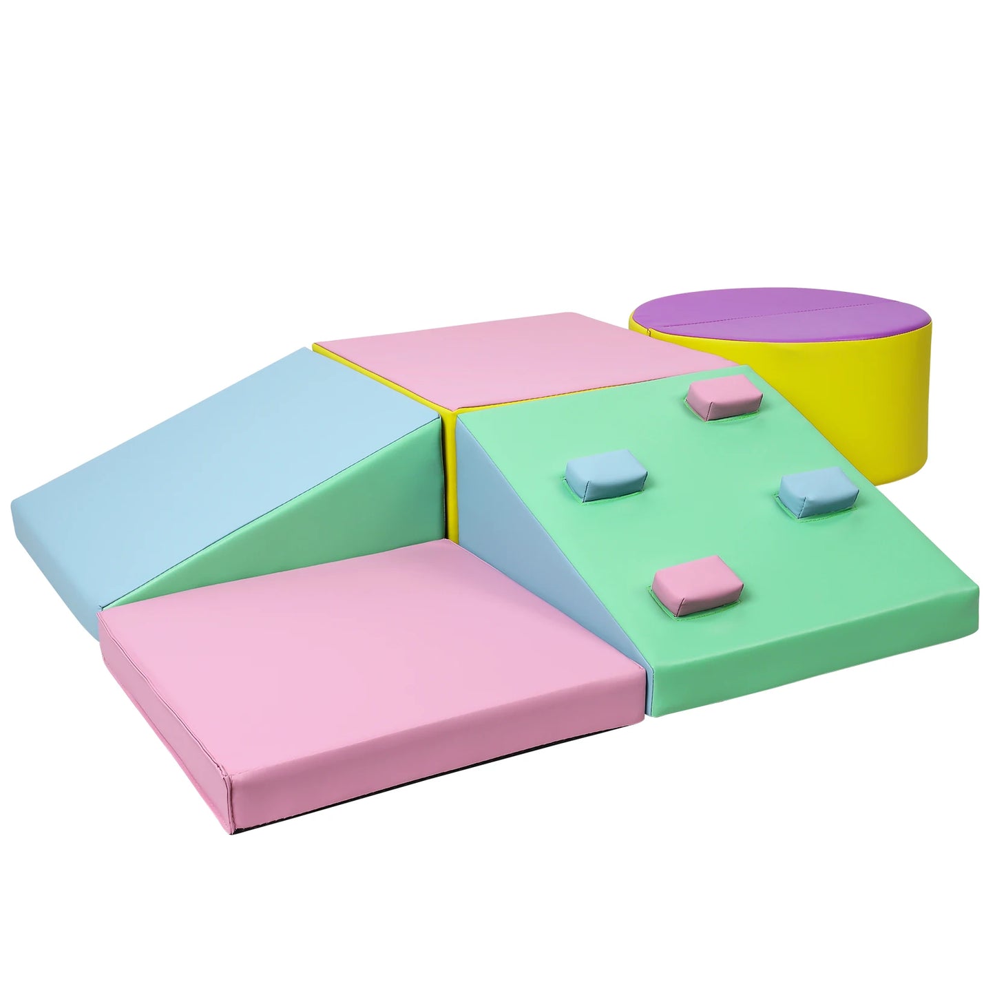 5-Piece Foam Climbing Blocks for Toddlers & Preschoolers – Soft Indoor Play Set for Climbing, Crawling & Active Learning