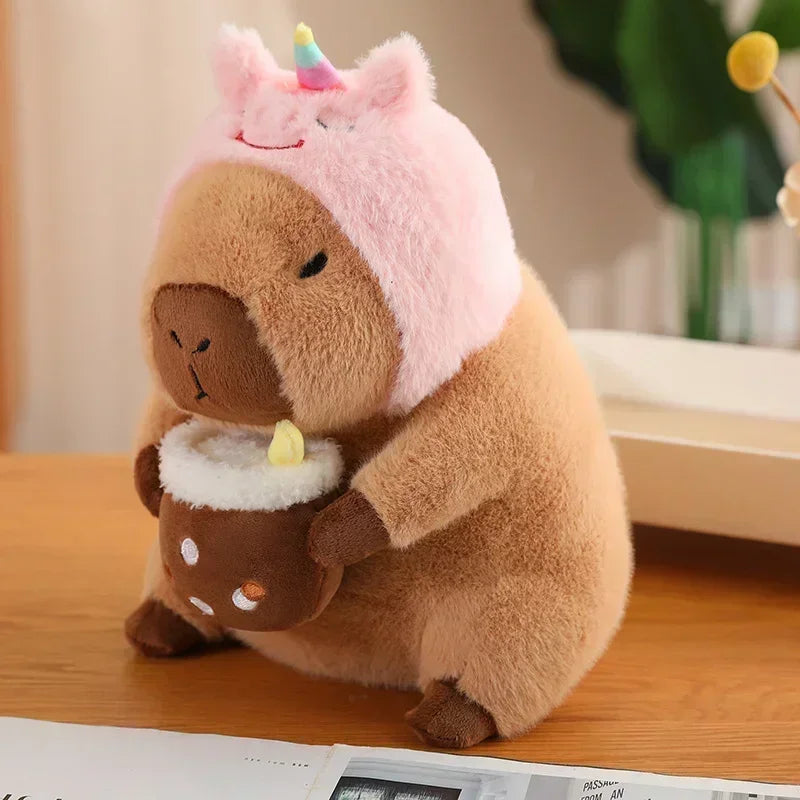 Capybara Bread Plush Toy – Cute Anime Stuffed Animal Toast Doll | Creative Gift for Girls, Kids & Girlfriend Birthday Surprise