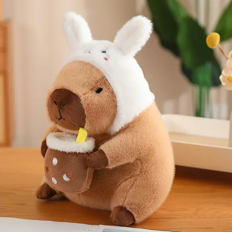 Capybara Bread Plush Toy – Cute Anime Stuffed Animal Toast Doll | Creative Gift for Girls, Kids & Girlfriend Birthday Surprise