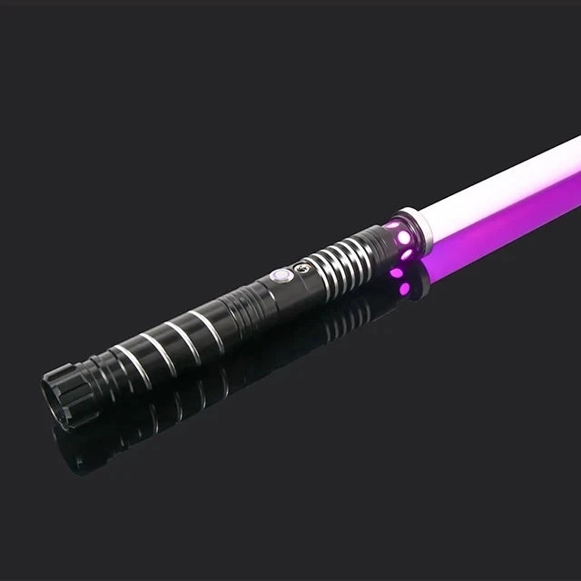 RGB Metal Lightsaber Toy – LED Light Up Laser Sword for Kids & Adults, Dueling Saber with Sound Effects