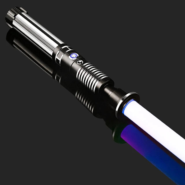 RGB Metal Lightsaber Toy – LED Light Up Laser Sword for Kids & Adults, Dueling Saber with Sound Effects
