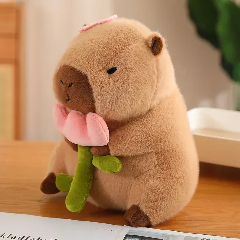 Capybara Bread Plush Toy – Cute Anime Stuffed Animal Toast Doll | Creative Gift for Girls, Kids & Girlfriend Birthday Surprise