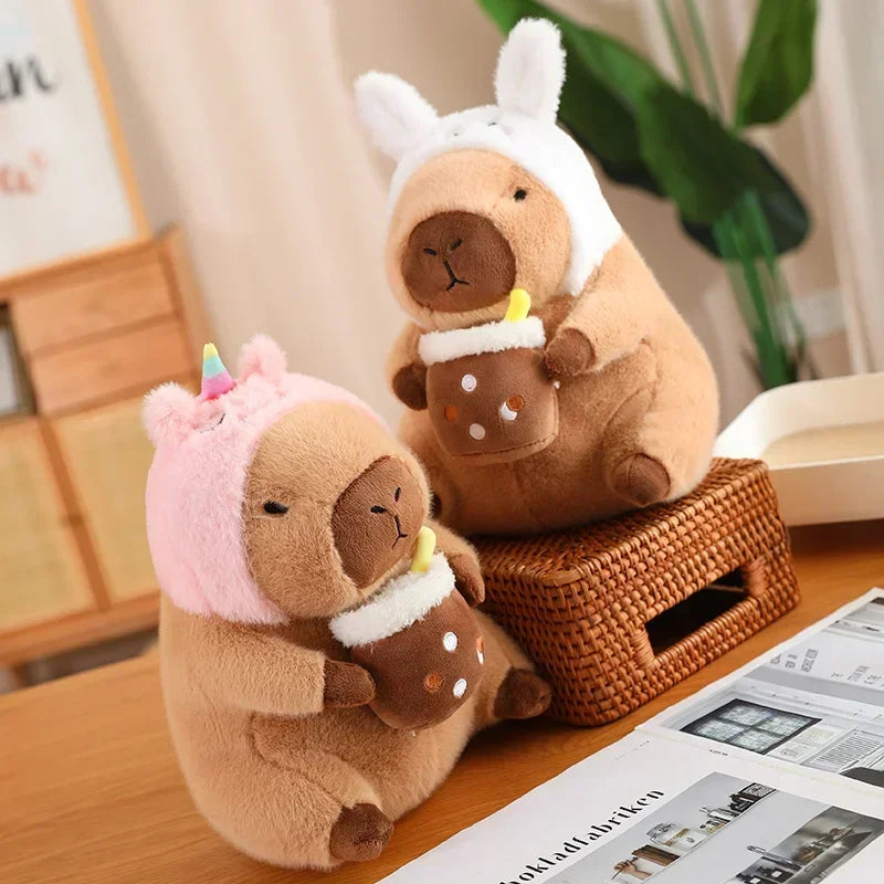 Capybara Bread Plush Toy – Cute Anime Stuffed Animal Toast Doll | Creative Gift for Girls, Kids & Girlfriend Birthday Surprise