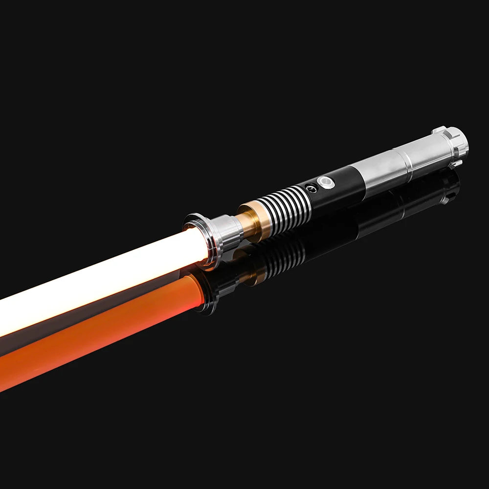 RGB Metal Lightsaber Toy – LED Light Up Laser Sword for Kids & Adults, Dueling Saber with Sound Effects