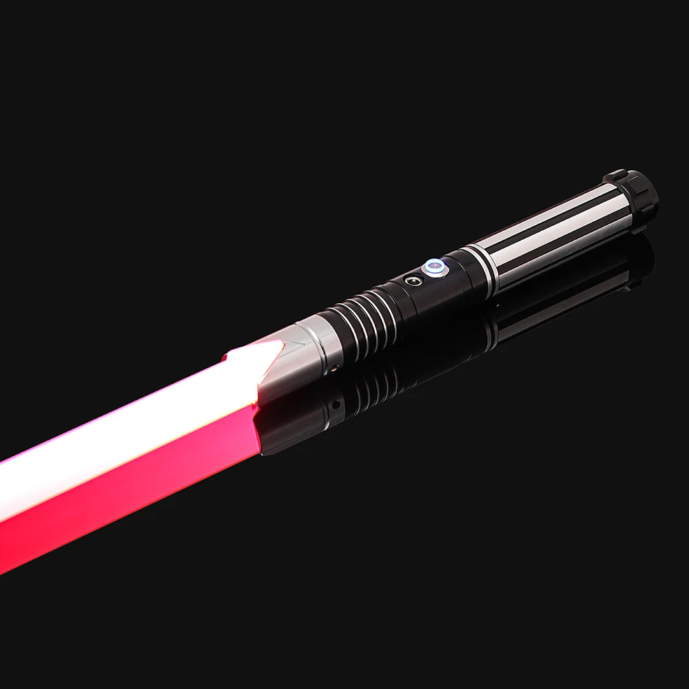 RGB Metal Lightsaber Toy – LED Light Up Laser Sword for Kids & Adults, Dueling Saber with Sound Effects