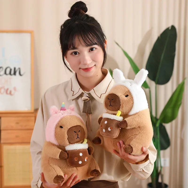 Capybara Bread Plush Toy – Cute Anime Stuffed Animal Toast Doll | Creative Gift for Girls, Kids & Girlfriend Birthday Surprise