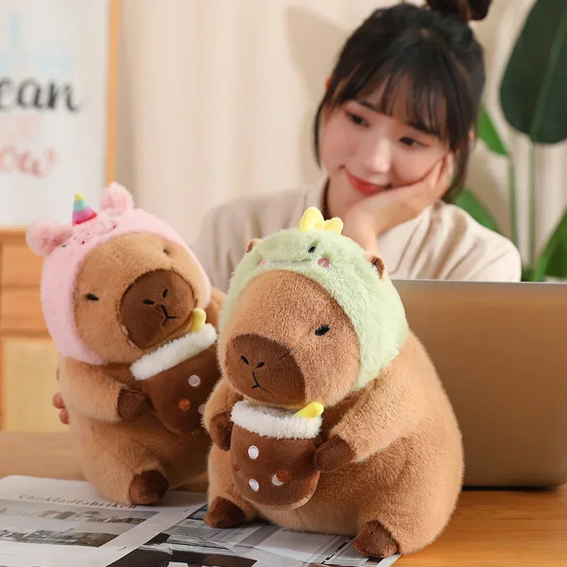 Capybara Bread Plush Toy – Cute Anime Stuffed Animal Toast Doll | Creative Gift for Girls, Kids & Girlfriend Birthday Surprise