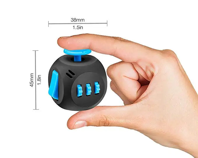 Fidget Cube Toy for Anxiety & Stress Relief – EDC Sensory Dice for Kids & Adults | Focus Toy for Autism, ADHD & Fidgeting