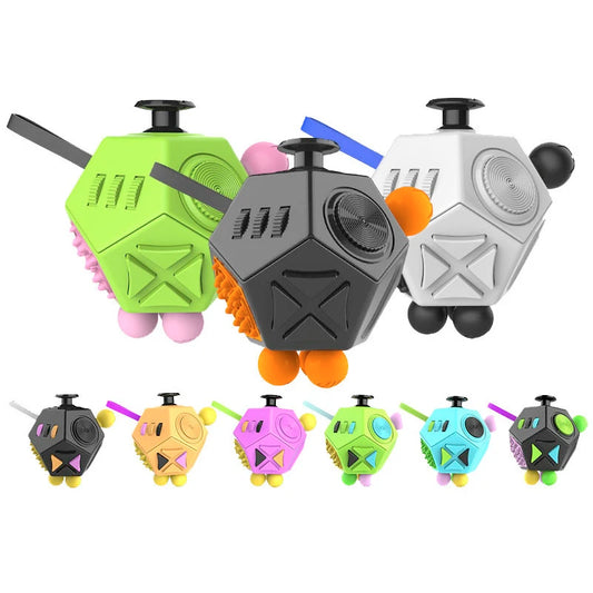 Fidget Cube Toy for Anxiety & Stress Relief – EDC Sensory Dice for Kids & Adults | Focus Toy for Autism, ADHD & Fidgeting